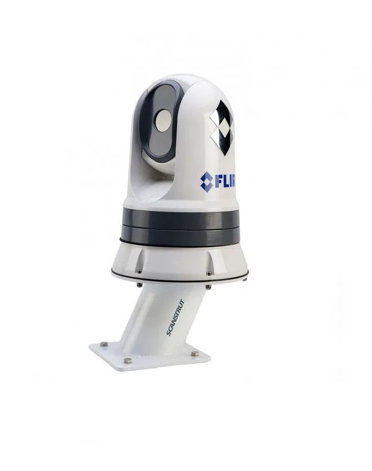 CAM-PT-150-03 – SCANSTRUT Surveillance System Camera Mount, For Use With Flir M300 Series Cameras White Aluminum 7 In...